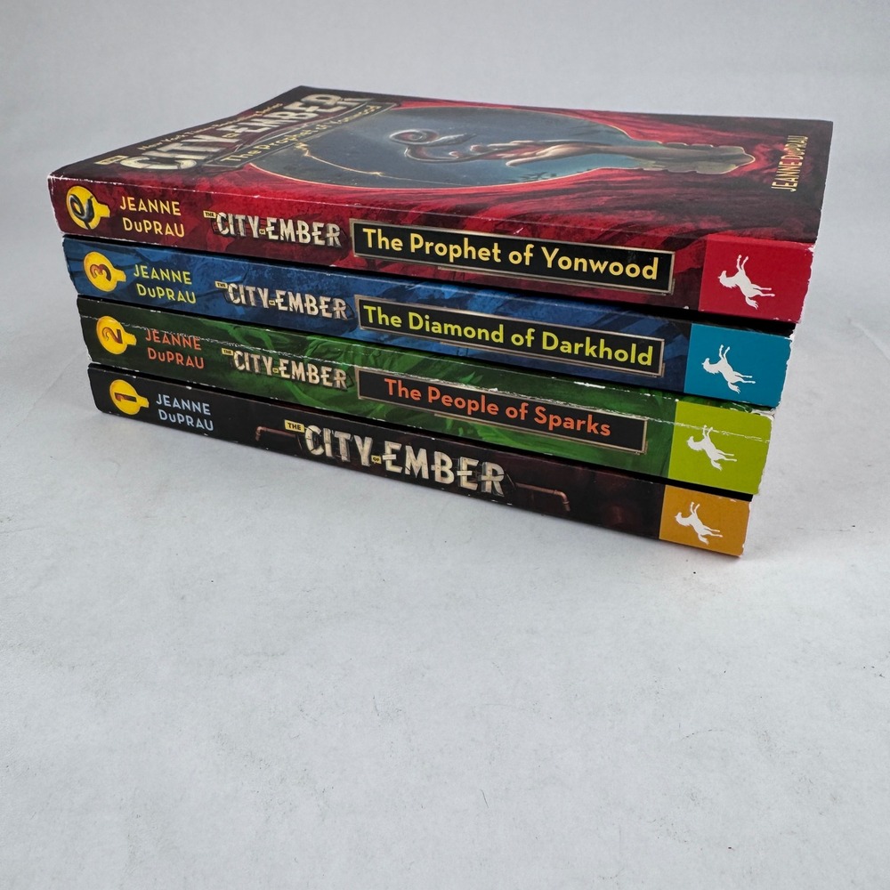 The City Of Ember Complete Book Set Paperback Jeanne DuPrau Ages 9-12